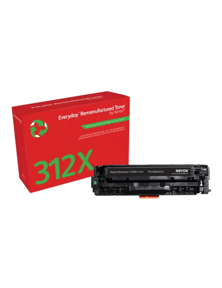 Tóner Everyday™ Negro remanufacturado de Xerox es compatible con HP 312X (CF380X), Capacidad alta