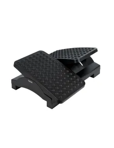 TooQ Reposapiés Ajustable en Altura e Inclinación, Negro 2