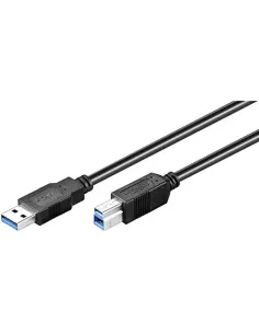 Ewent EC1001 cable USB USB 3.2 Gen 1 (3.1 Gen 1) 1,8 m USB A USB B Negro