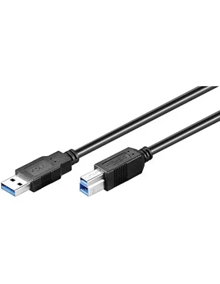 Ewent EC1001 cable USB USB 3.2 Gen 1 (3.1 Gen 1) 1,8 m USB A USB B Negro