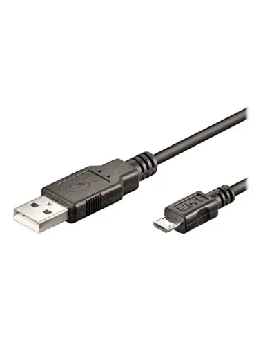 Ewent EC1018 cable USB USB 2.0 0,5 m Micro-USB A USB A Negro