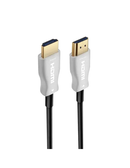 Ewent EC1355 HDMI, 20 m cable HDMI HDMI tipo A (Estándar) 2 x HDMI Type A (Standard) Negro, Plata