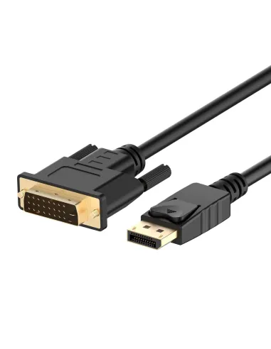 Ewent EC1443 adaptador de cable de vídeo 5 m DisplayPort DVI-D Negro