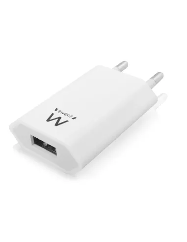 Ewent EW1200 cargador de dispositivo móvil Universal Blanco USB Interior