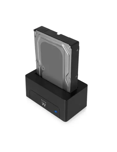 Ewent EW7012 base de conexión para disco duro USB 3.2 Gen 1 (3.1 Gen 1) Type-B Negro