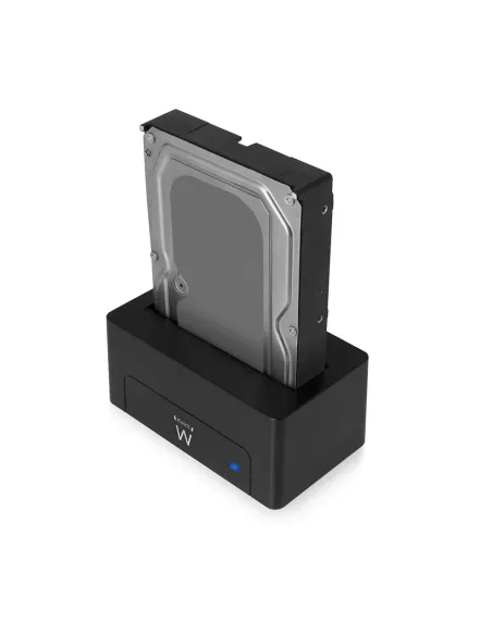 Ewent EW7012 base de conexión para disco duro USB 3.2 Gen 1 (3.1 Gen 1) Type-B Negro
