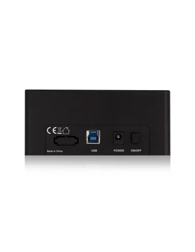 Ewent EW7012 base de conexión para disco duro USB 3.2 Gen 1 (3.1 Gen 1) Type-B Negro
