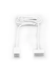 Ewent EW9903 cable de teléfono móvil Blanco 1,5 m USB A Apple 30-pin 2