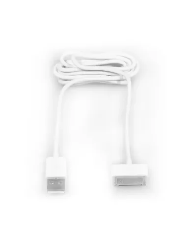Ewent EW9903 cable de teléfono móvil Blanco 1,5 m USB A Apple 30-pin