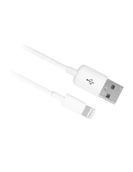 Ewent EW9908 cable de conector Lightning 1 m Blanco