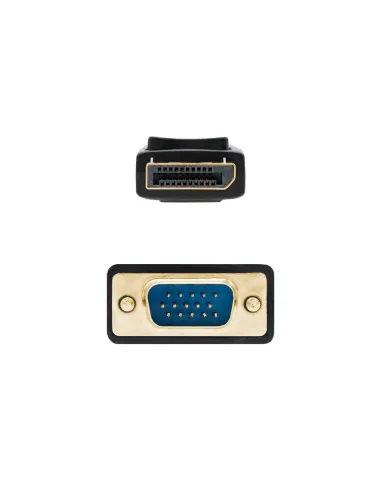 Nanocable Cable Conversor DisplayPort a VGA, DP M - VGA M, Negro, 1 m