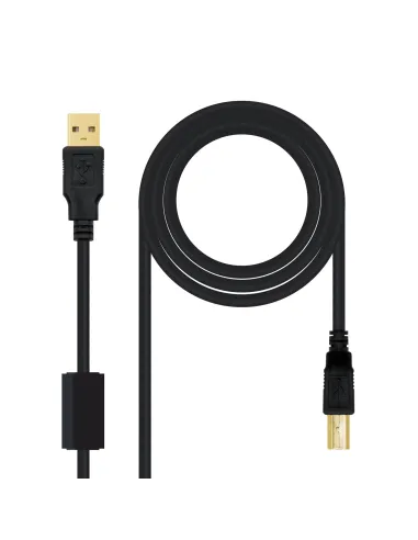 Nanocable 10.01.1203 cable USB USB 2.0 3 m USB A USB B Negro