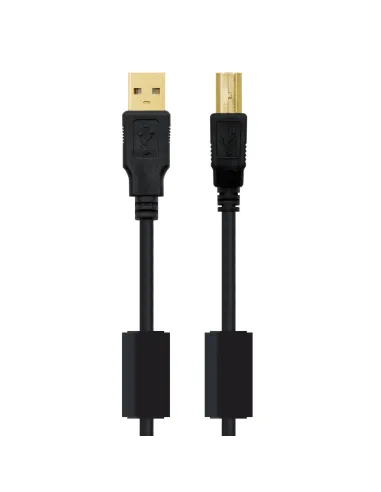 Nanocable 10.01.1203 cable USB USB 2.0 3 m USB A USB B Negro