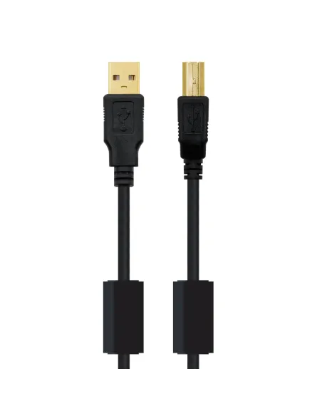 Nanocable 10.01.1203 cable USB USB 2.0 3 m USB A USB B Negro