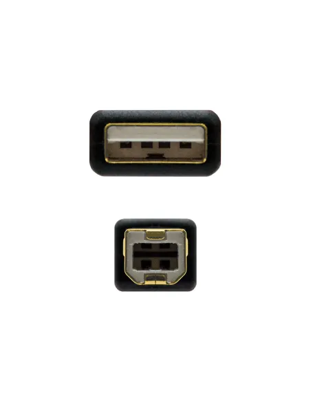 Nanocable 10.01.1203 cable USB USB 2.0 3 m USB A USB B Negro