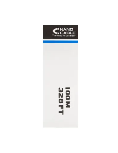 Nanocable CABLE RED RJ45 CAT.5E UTP RIGIDO AWG24, 100 M