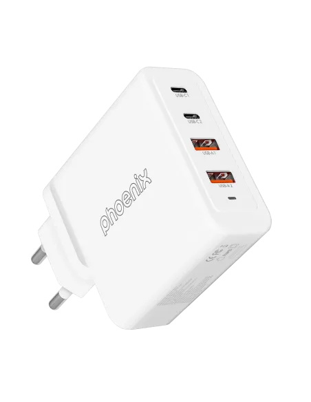 Cargador phoenix universal tipo c 100w para portatil movil tablet