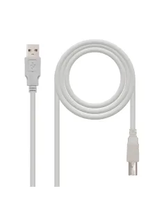 Nanocable CABLE USB 2.0 IMPRESORA, TIPO A M-B M, BEIGE, 3.0 M