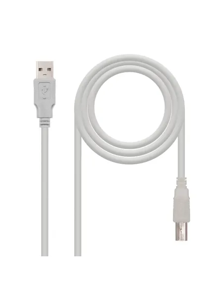 Nanocable CABLE USB 2.0 IMPRESORA, TIPO A M-B M, BEIGE, 3.0 M
