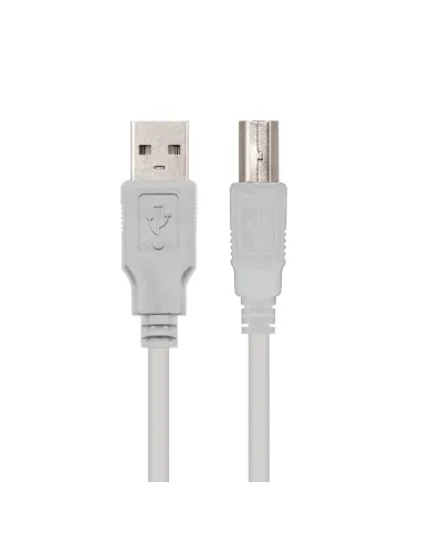 Nanocable CABLE USB 2.0 IMPRESORA, TIPO A M-B M, BEIGE, 3.0 M