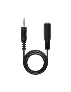 Nanocable 10.24.0205 cable de audio 5 m 3,5mm Negro