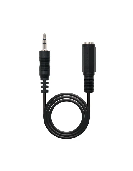 Nanocable 10.24.0205 cable de audio 5 m 3,5mm Negro