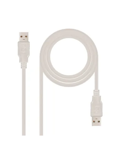 Nanocable CABLE USB 2.0, TIPO A M-A M, 1.0 M