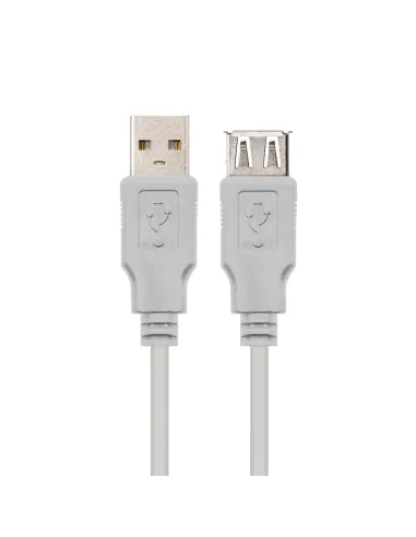 Nanocable CABLE USB 2.0, TIPO A M-A H, BEIGE, 3.0 M