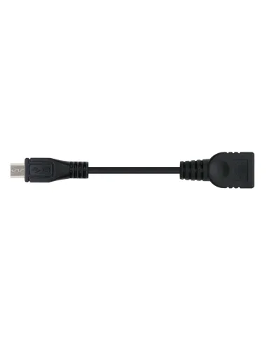 Nanocable CABLE USB 2.0 OTG, TIPO MICRO B M-A H, NEGRO, 15 CM