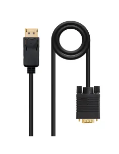 Nanocable Cable conversor DISPLAYPORT a VGA, DP M - VGA M, Negro, 5.0 M