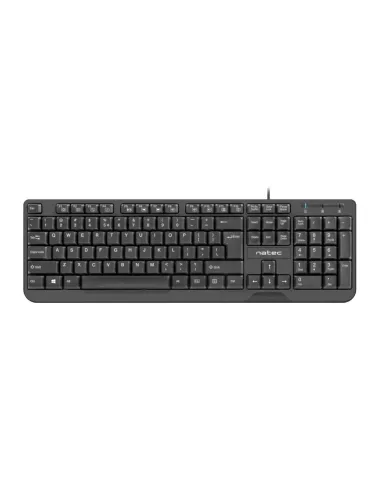 Teclado natec trout slim negro