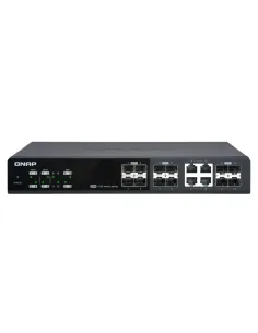 QNAP QSW-M1204-4C switch Gestionado 10G Ethernet (100 1000 10000) Negro
