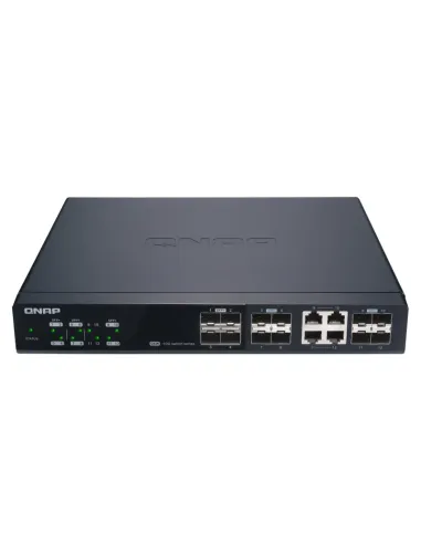 QNAP QSW-M1204-4C switch Gestionado 10G Ethernet (100 1000 10000) Negro
