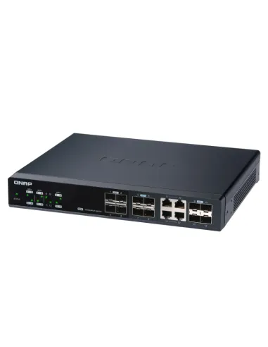 QNAP QSW-M1204-4C switch Gestionado 10G Ethernet (100 1000 10000) Negro