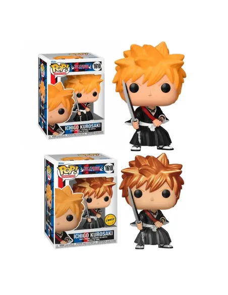Funko pop animacion bleach ichigo con opcion chase metalica 75508