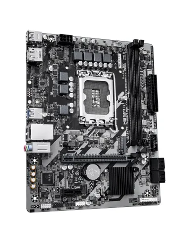 GIGABYTE H810M K Placa Base – Procesadores Intel Core Ultra (Serie 2), VRM de 3+1+2 fases, hasta 6400 MHz DDR5, 1 x M.2 PCIe