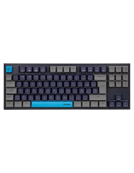Teclado gaming royal pbt mecanico negro