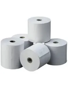 Rollo de papel termico impresora ticket 57x35 especial datafonos