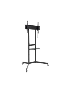 TooQ “KEFRÉN” Soporte de suelo con Ruedas para pantallas de 37”-70”, Negro