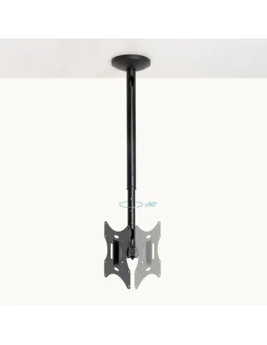 TooQ Soporte de Techo para pantallas 23”-42”, Negro