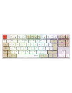 Teclado gaming royal pbt mecanico blanco