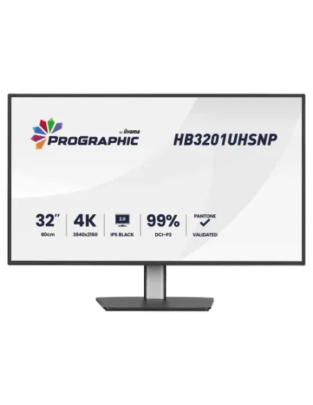 MONITOR IIYAMA, 31.5 PULGADAS, 80 CM, IPS PANEL TECHNOLOGY LED, 3840X2160, 60HZ