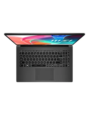 MSI Modern 15 F1MG-600ES Intel® Core™ i5 120U Portátil 39,6 cm (15.6") Full HD 16 GB DDR4-SDRAM 512 GB SSD Wi-Fi 6E (802.11ax)