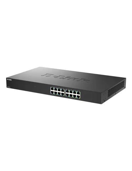 D-Link DMS-1016 No administrado L2+ 2.5G Ethernet (100 1000 2500) Negro