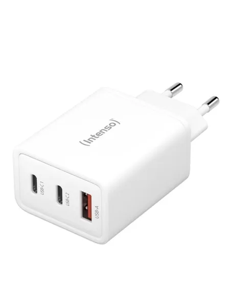 Intenso | Cargador pared GaN W65ACC| negro