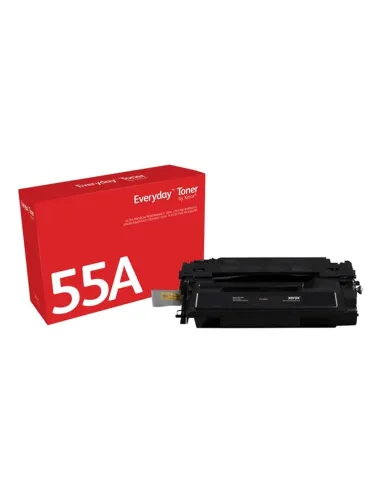 Toner xerox everyday compatible con hp ljp3011 (ce255a) 55a negro
