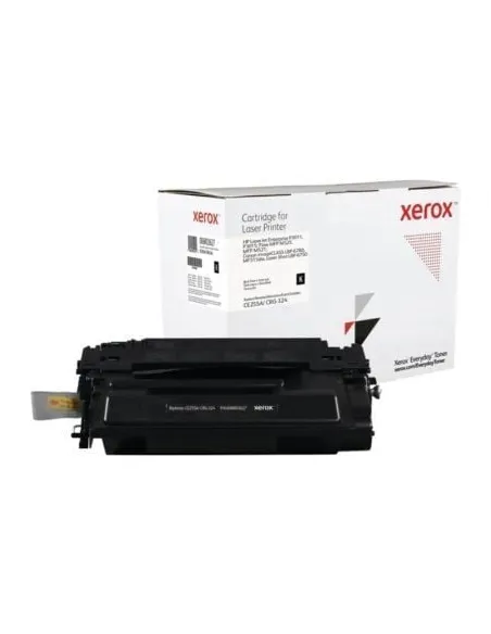 Tóner compatible Xerox 006R03628 compatible con HP CE255X/CRG-324II/ 12500 páginas/ Negro