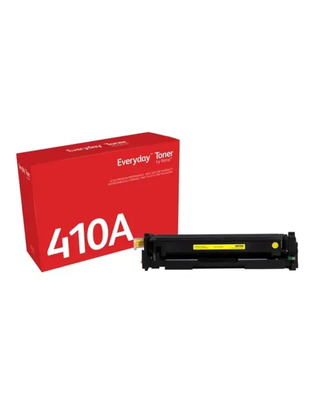 Toner xerox everyday compatible con hp 410a color laserjet pro m452. mfp m377(cf412a crg046y) amarillo