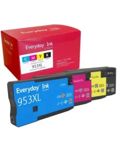 Cartucho de Tinta compatible Xerox 006R04988 compatible con HP 953XL MultiPack/ 1600 páginas/ Negro/ Cian/ Magenta/ Amarillo