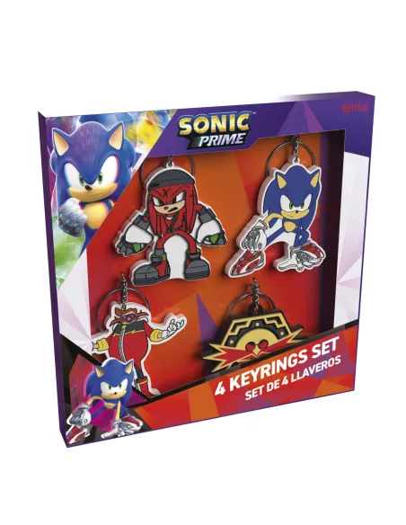 Set llaveros cyp brands sonic prime 4 llaveros
